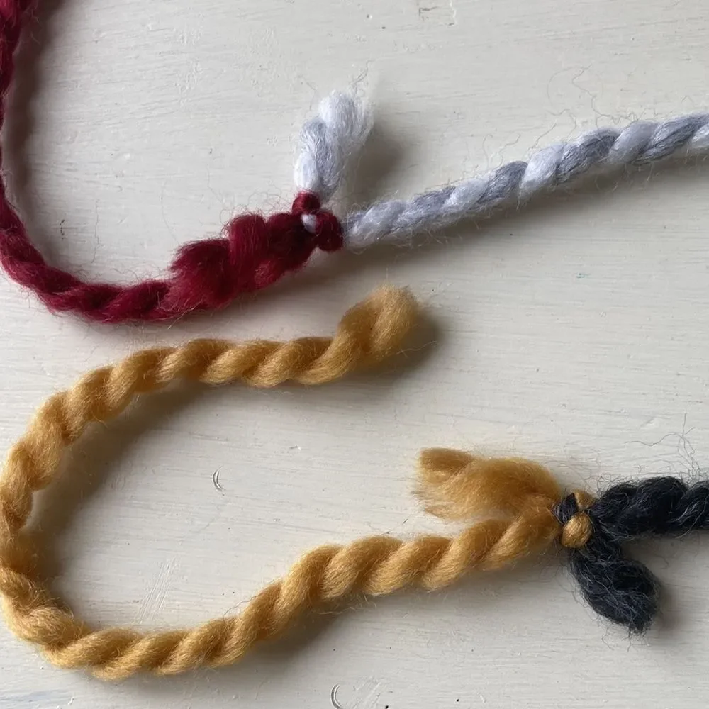 Big Ball Of Mixed 🧶 Yarns That Have Been Tied Together Ready For Creation